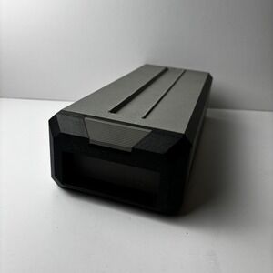 Posso Media Box Storage System 12 Slanted slots Gray